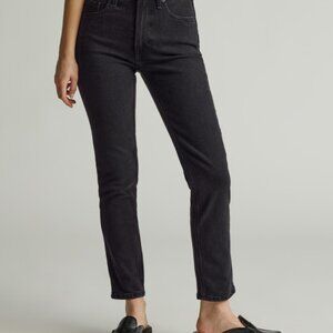 Everlane The Original Cheeky Jean; Color: Black; Size: 25 Crop